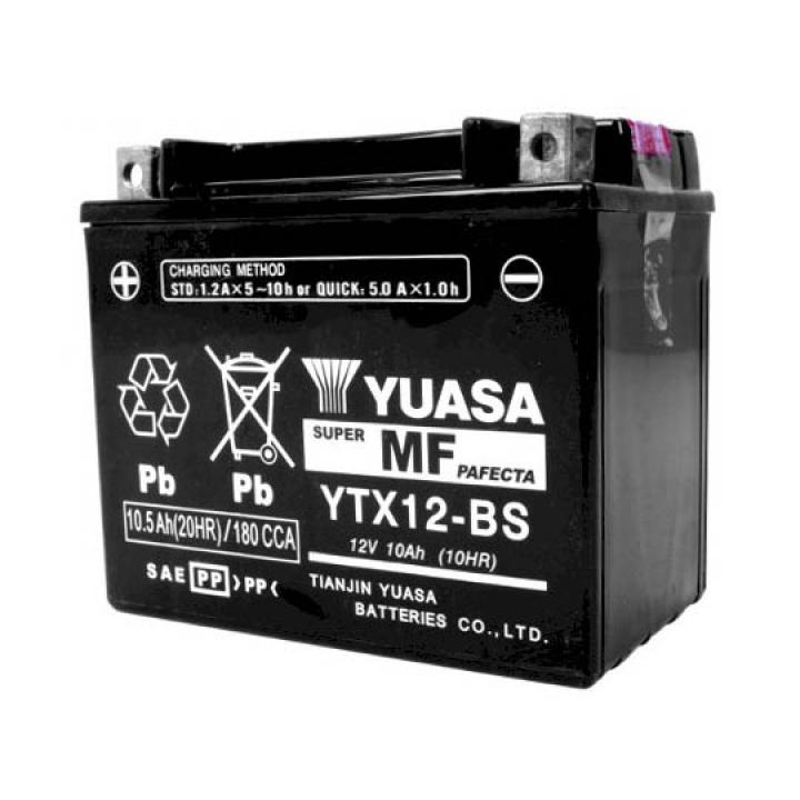 Batería YUASA 12V 10Ah YTX12-BS - Motos Norte